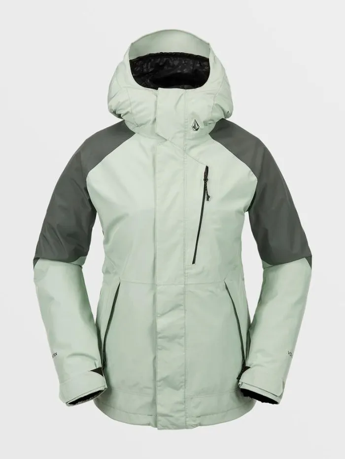 Womens Jackets Volcom VCo Aris GoreTex Jacket 8211 Sage Frost