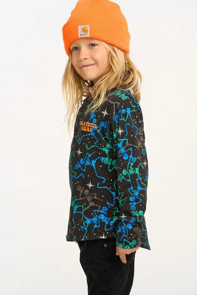 WomensKids Music Chaser Brand Grateful Dead Skeletons Long Sleeve
