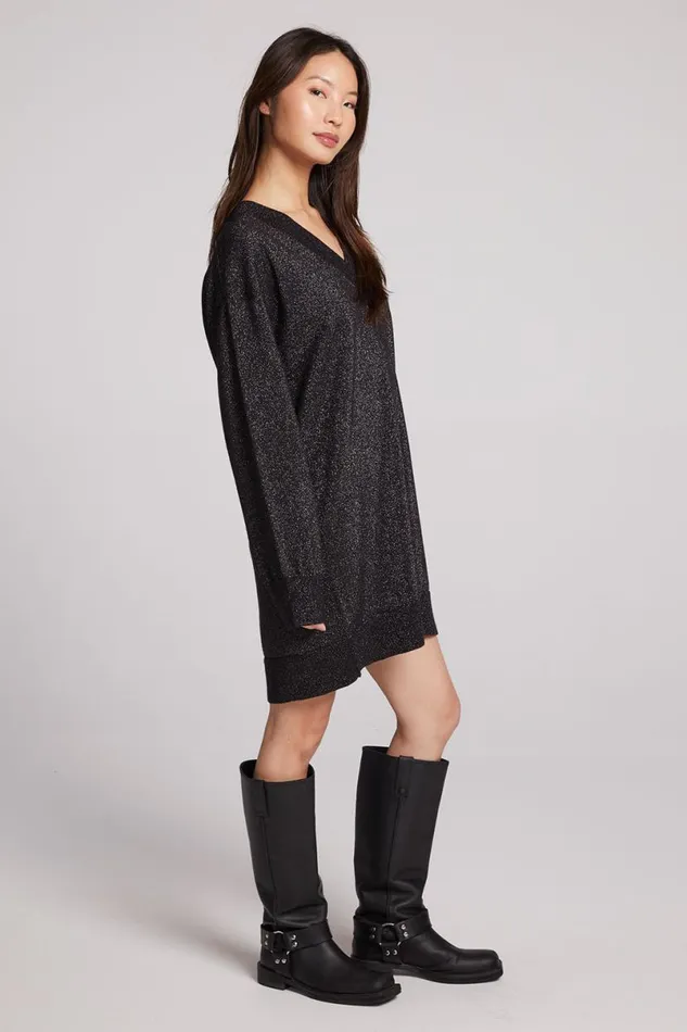 Womens Loungewear Chaser Brand Ellison Licorice Mini Dress