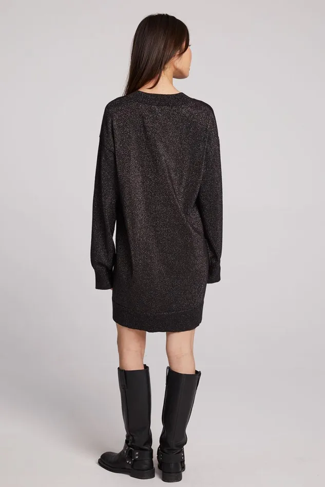 Womens Loungewear Chaser Brand Ellison Licorice Mini Dress