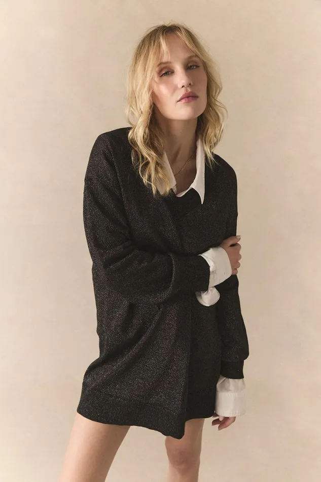 Womens Loungewear Chaser Brand Ellison Licorice Mini Dress