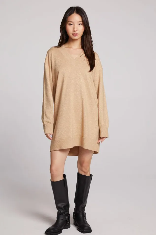 Womens Loungewear Chaser Brand Ellison Toasted Coconut Mini Dress