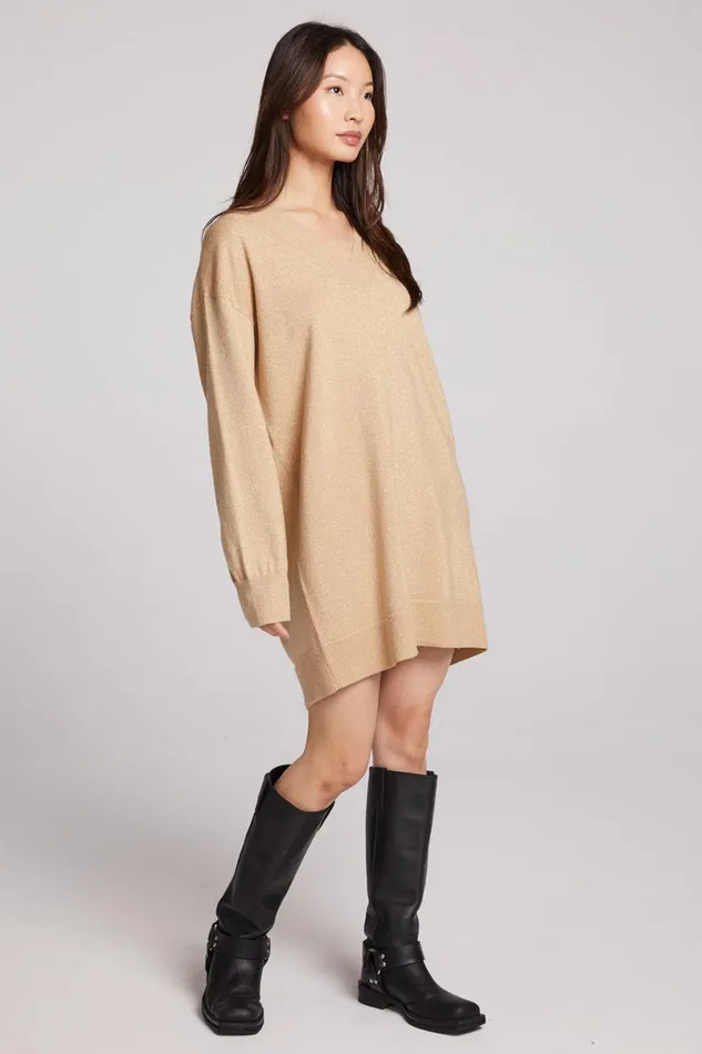 Womens Loungewear Chaser Brand Ellison Toasted Coconut Mini Dress