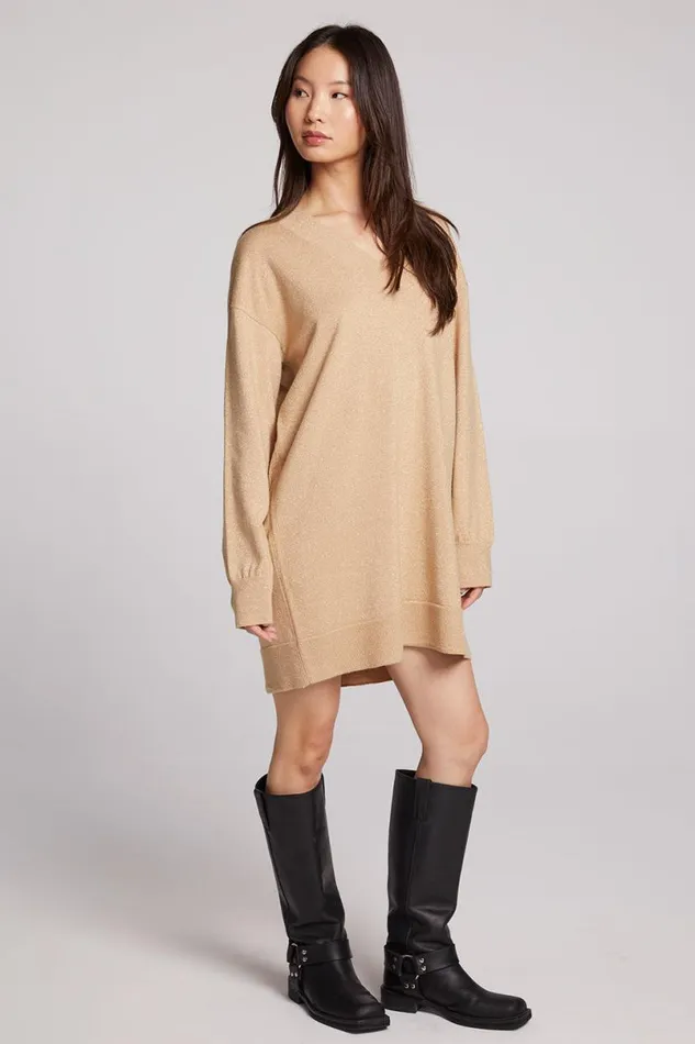 Womens Loungewear Chaser Brand Ellison Toasted Coconut Mini Dress