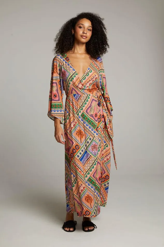 Womens Loungewear Chaser Brand Sophia Paradise Mystic Maxi Dress