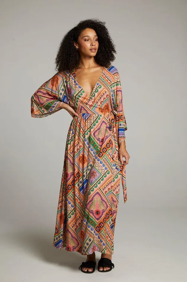 Womens Loungewear Chaser Brand Sophia Paradise Mystic Maxi Dress