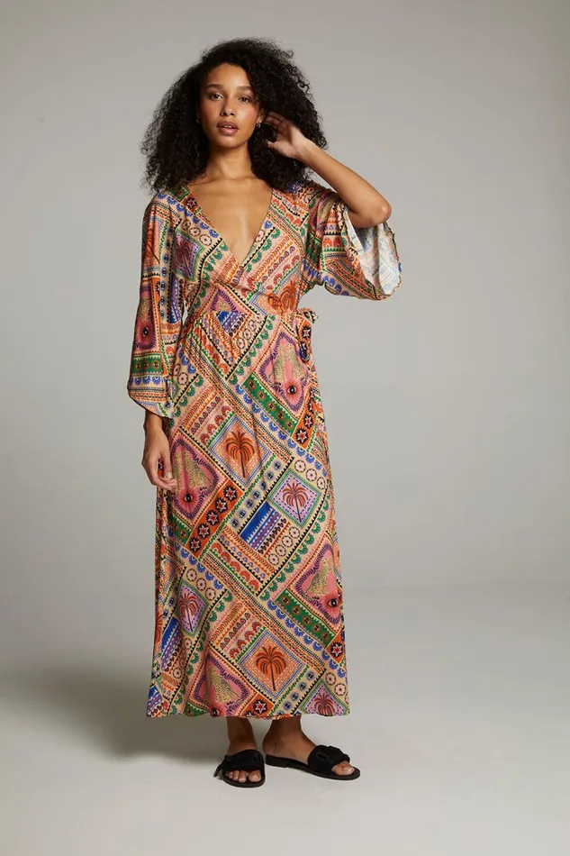 Womens Loungewear Chaser Brand Sophia Paradise Mystic Maxi Dress