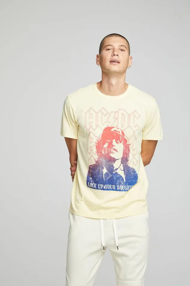 WomensMens Music Chaser Brand ACDC 8211 Lock Up Your Daughters