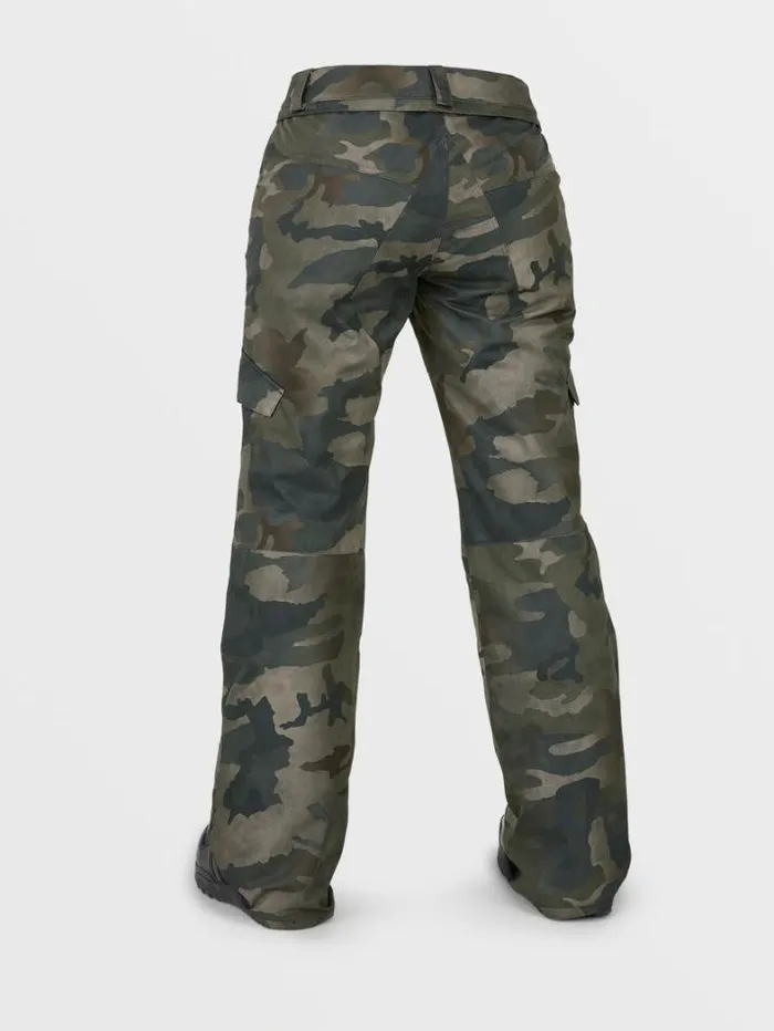 Womens Pants Volcom Bridger Insulated Pants 8211 Cloudwash Camo