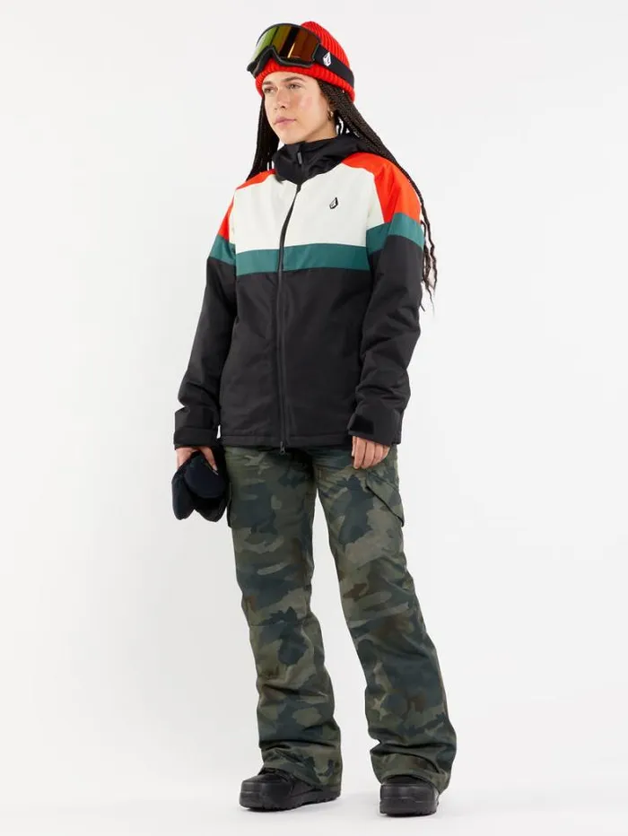Womens Pants Volcom Bridger Insulated Pants 8211 Cloudwash Camo