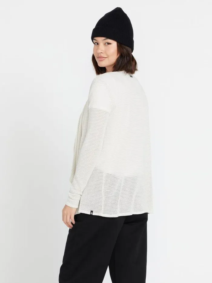 Womens Sweaters and Cardigans Volcom Go Go Wrap Sweater 8211 Oat