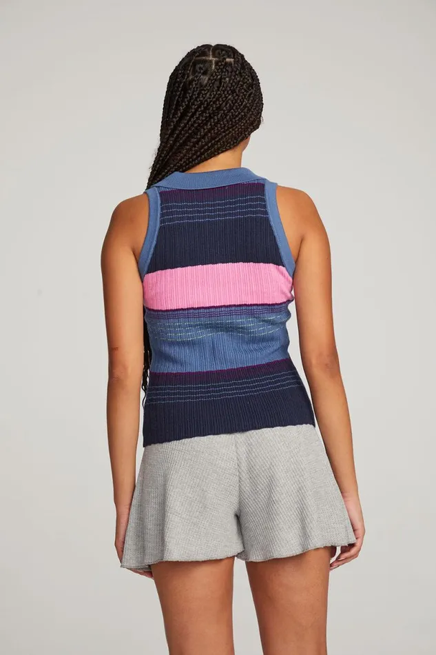 Womens Tops Chaser Brand Alice Venice Stripe Tank