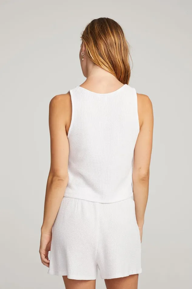 Womens Tops Chaser Brand Alpine White Tank
