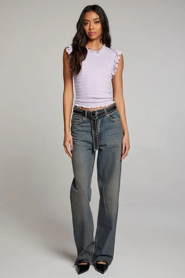 Womens Tops Chaser Brand Ann Petal Blouse