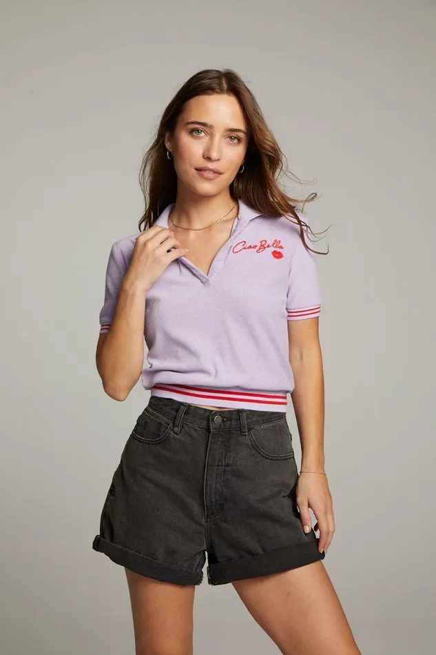 Womens Tops Chaser Brand Ciao Bella Short Sleeve