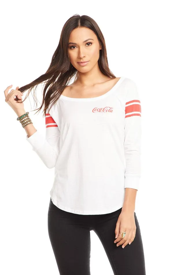 Womens Tops Chaser Brand Coca Cola 8211 Collegiate Coke