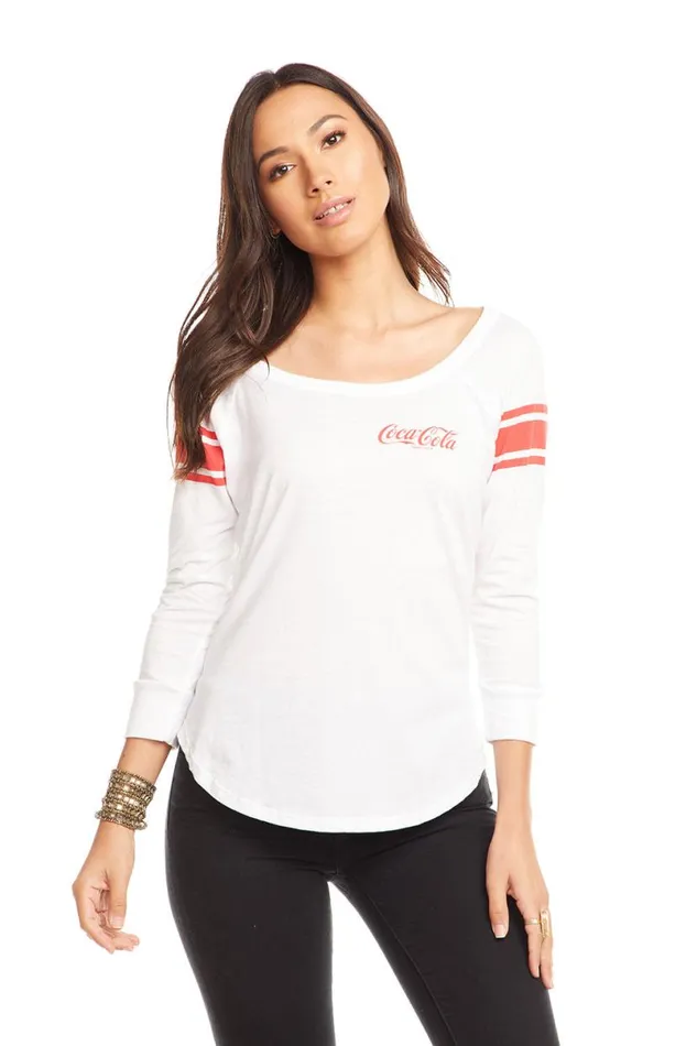 Womens Tops Chaser Brand Coca Cola 8211 Collegiate Coke