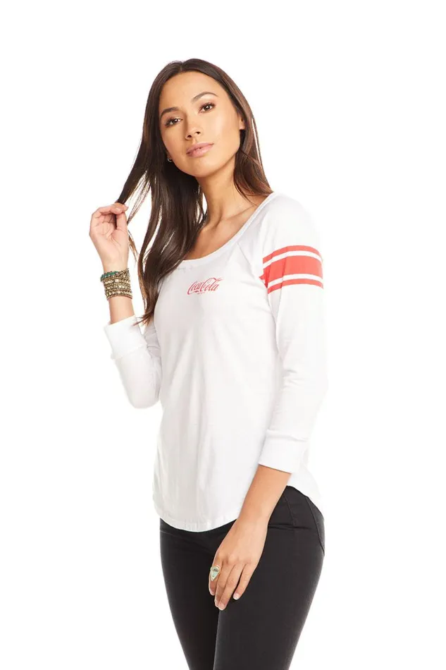 Womens Tops Chaser Brand Coca Cola 8211 Collegiate Coke
