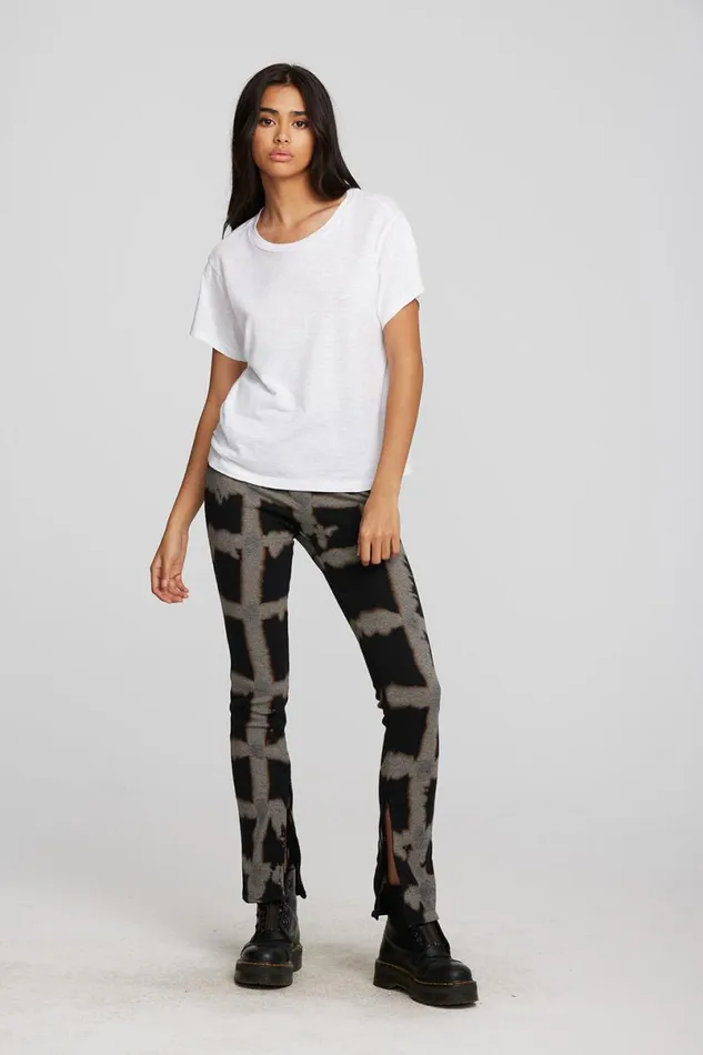 Womens Tops Chaser Brand Gauze Jersey Oversized Crewneck Tee
