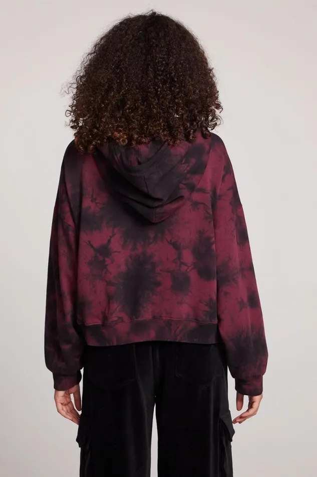Womens Tops Chaser Brand Heart Stitch Pullover Hoodie
