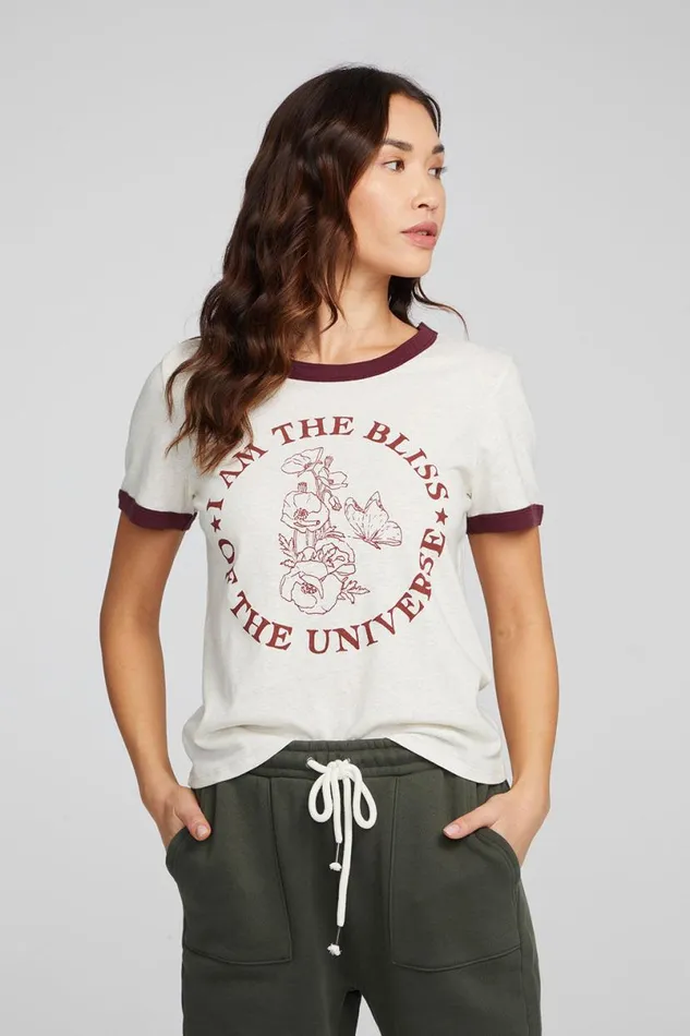 Womens Tops Chaser Brand I Am Bliss Tee