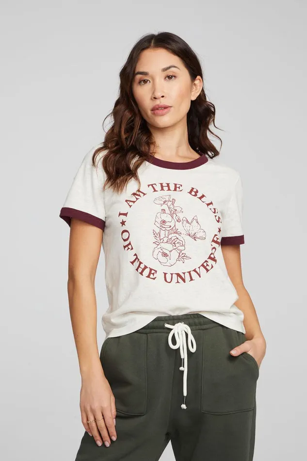 Womens Tops Chaser Brand I Am Bliss Tee