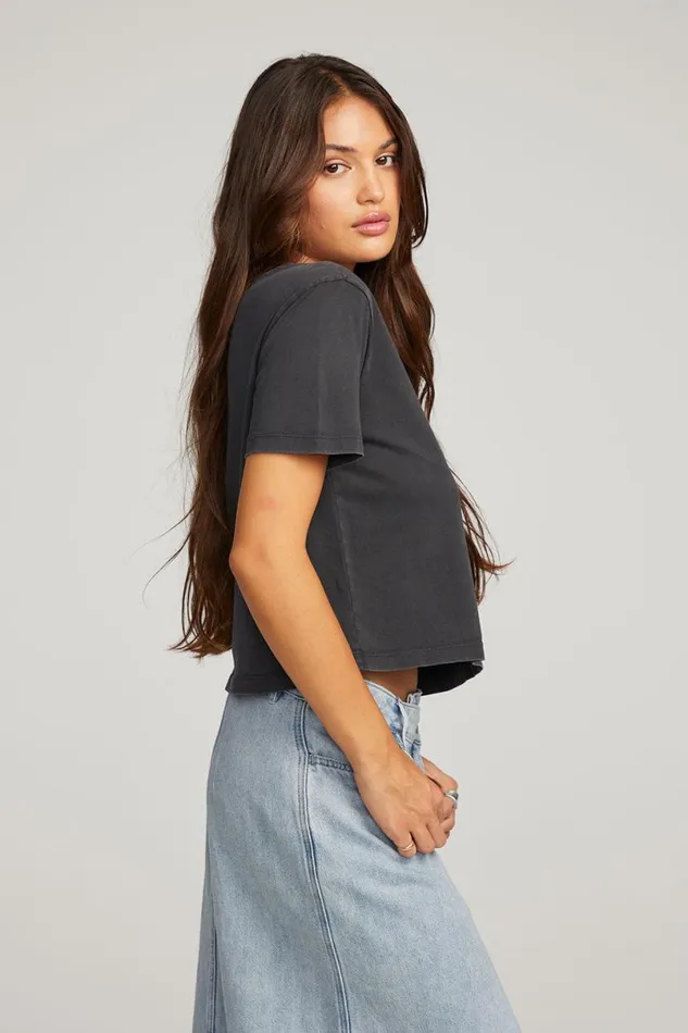 Womens Tops Chaser Brand Jameson Licorice Tee