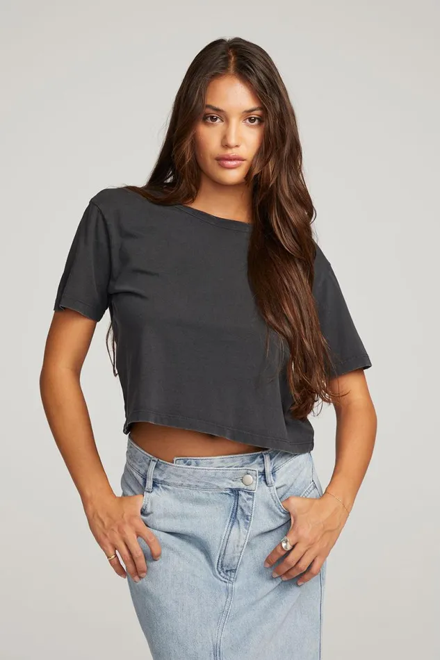 Womens Tops Chaser Brand Jameson Licorice Tee
