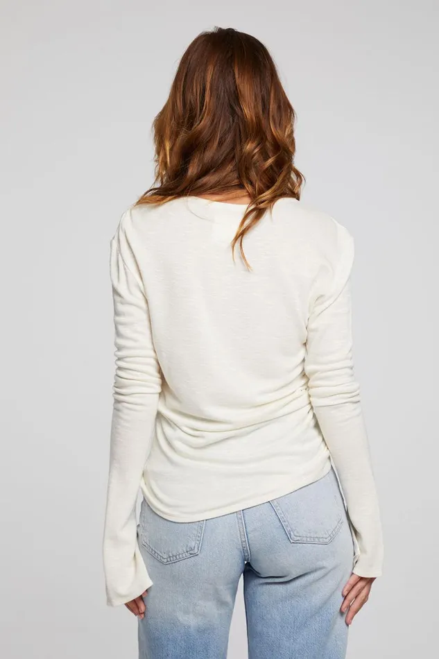Womens Tops Chaser Brand Nyla Starry White Blouse