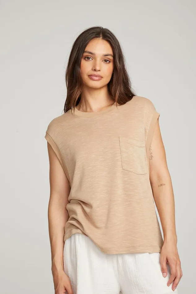 Womens Tops Chaser Brand Odessa Portbella Tee