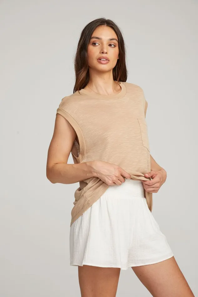 Womens Tops Chaser Brand Odessa Portbella Tee