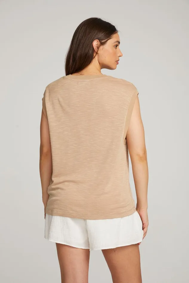 Womens Tops Chaser Brand Odessa Portbella Tee