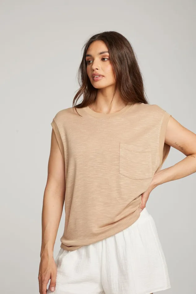 Womens Tops Chaser Brand Odessa Portbella Tee