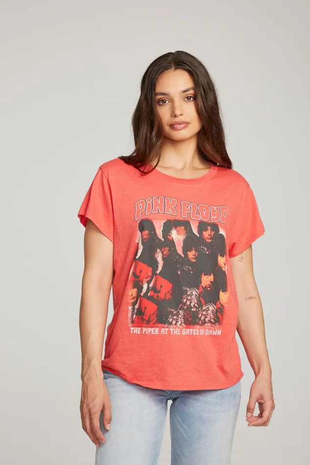 Womens Tops Chaser Brand Pink Floyd The Piper Tee