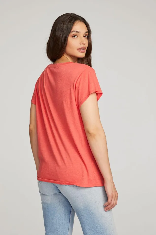 Womens Tops Chaser Brand Pink Floyd The Piper Tee
