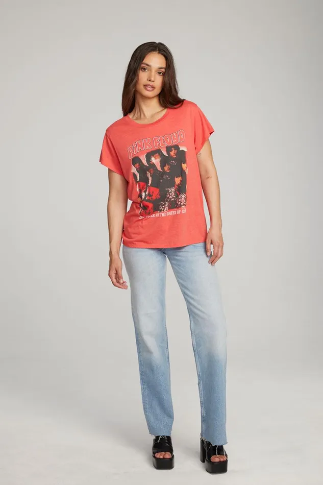 Womens Tops Chaser Brand Pink Floyd The Piper Tee