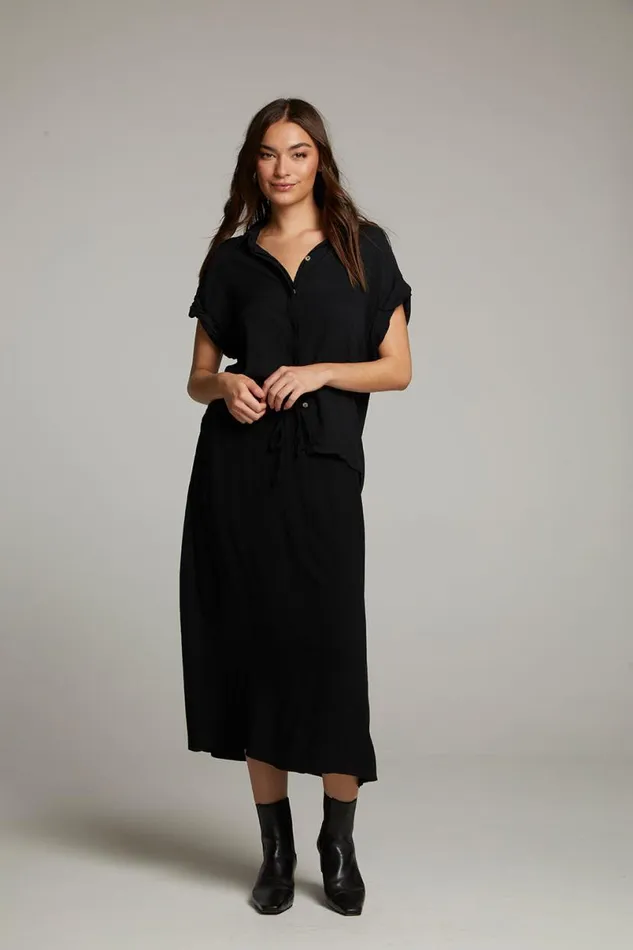 Womens Tops Chaser Brand Rhythmm Licorice Button Down