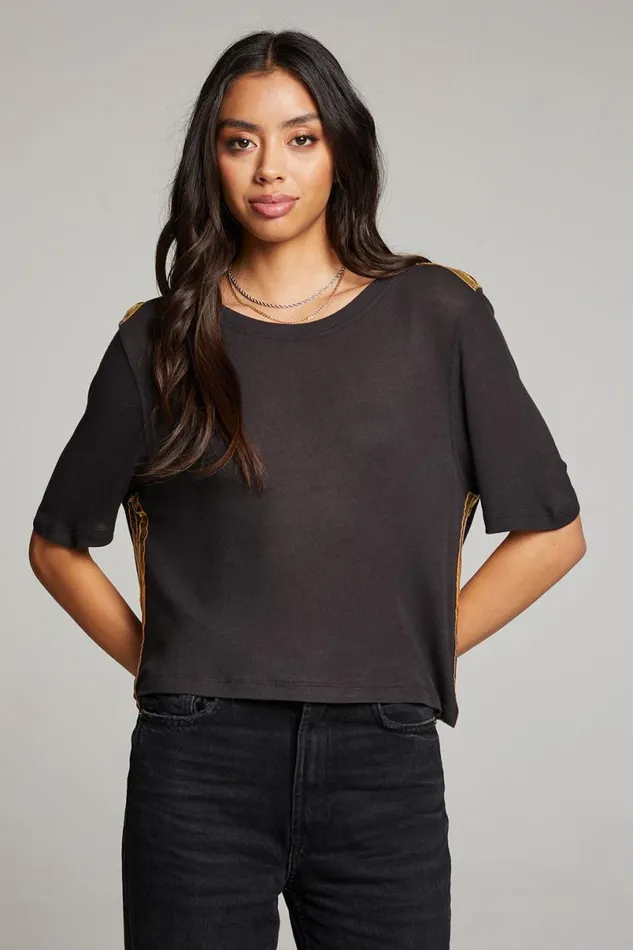 Womens Tops Chaser Brand Rover Licorice Tee
