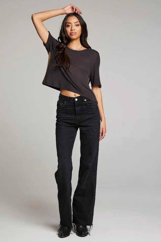 Womens Tops Chaser Brand Rover Licorice Tee