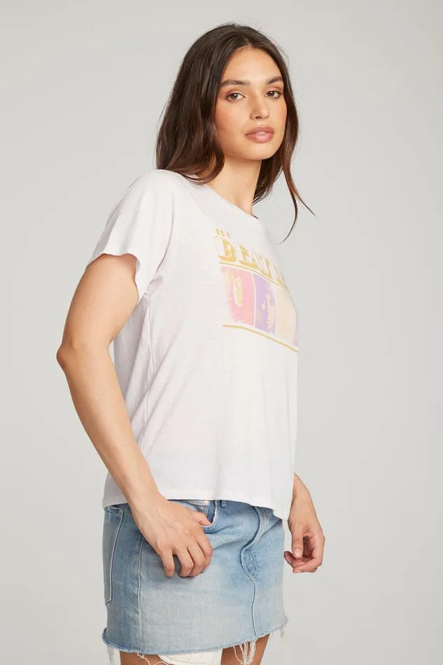 Womens Tops Chaser Brand The Beatles Retro Beatles Tee