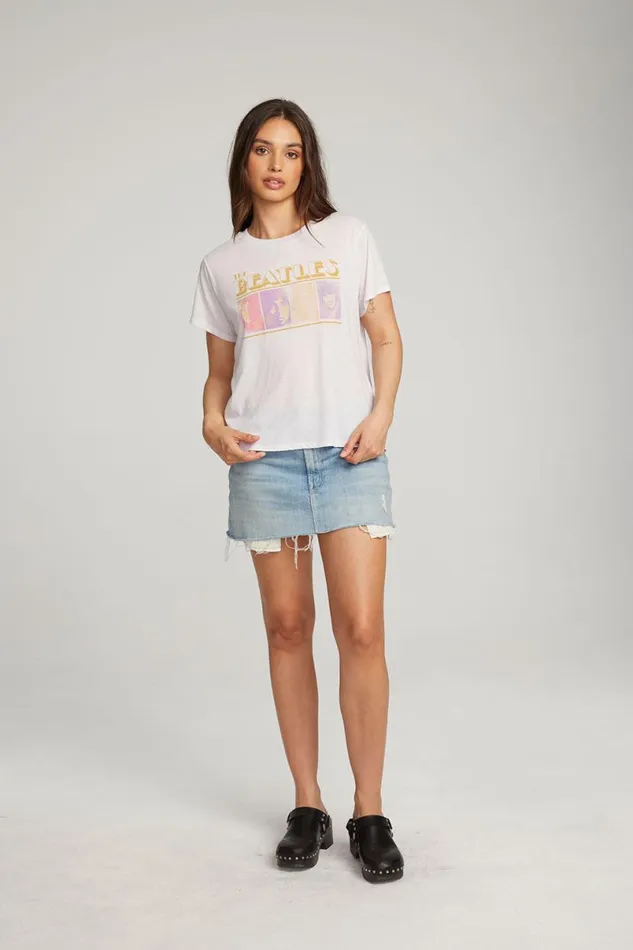 Womens Tops Chaser Brand The Beatles Retro Beatles Tee