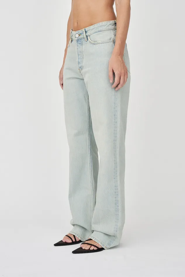 Wonhundred Jeans Women Baggy Beatet Blue 8211 Beatet Blue