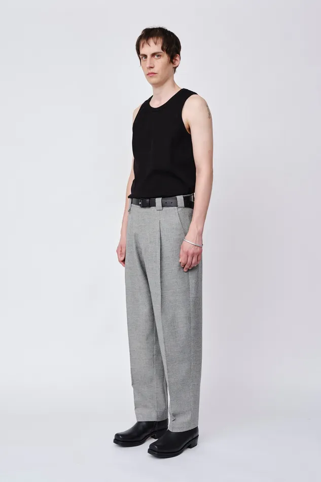 Wonhundred Lance 8211 Black and White Men Trousers