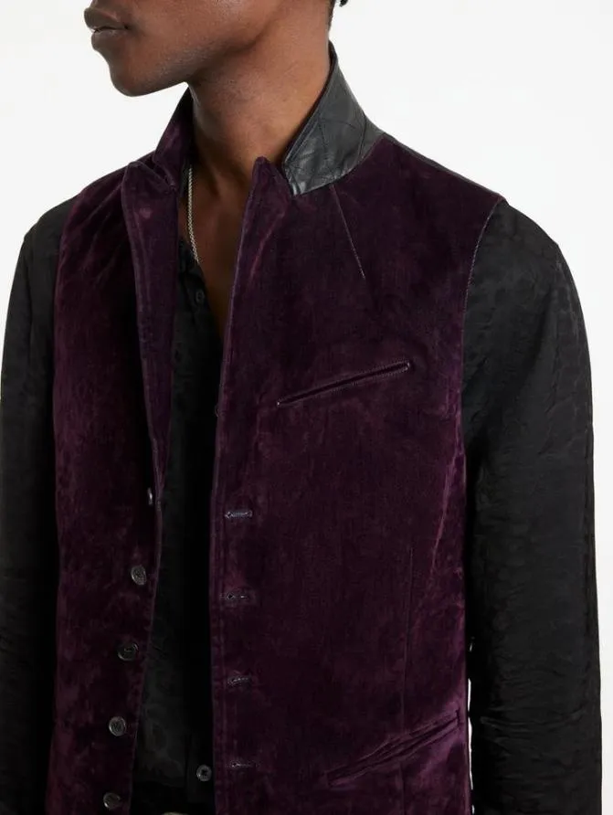 WOODWARD VEST Oxblood Clothing John Varvatos Suiting