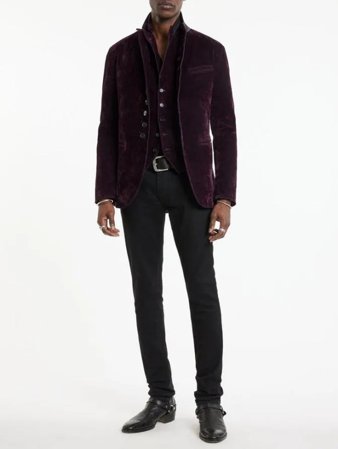 WOODWARD VEST Oxblood Clothing John Varvatos Suiting