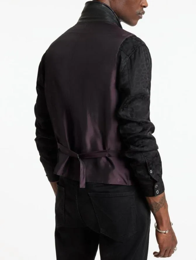 WOODWARD VEST Oxblood Clothing John Varvatos Suiting