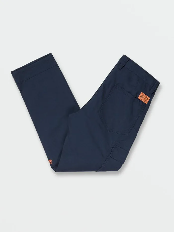 Workwear Pants Volcom Workwear Meter Light Work Pants 8211 Navy