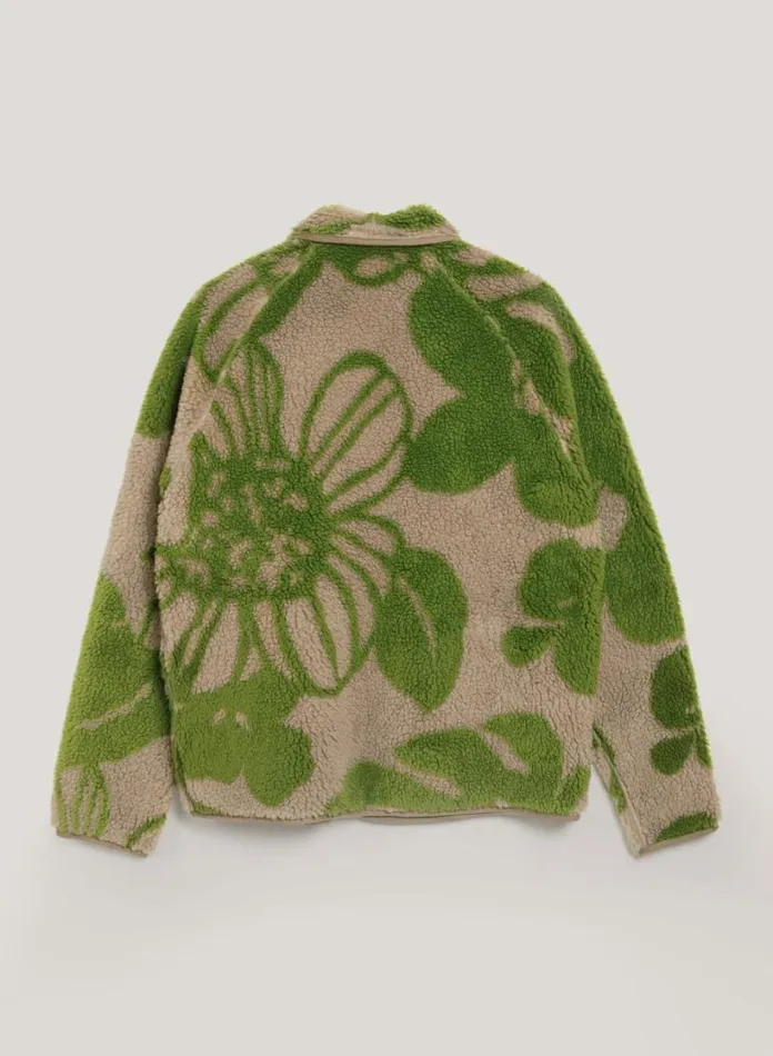 YMC Beach Jacket Green Multi Mens Outerwear