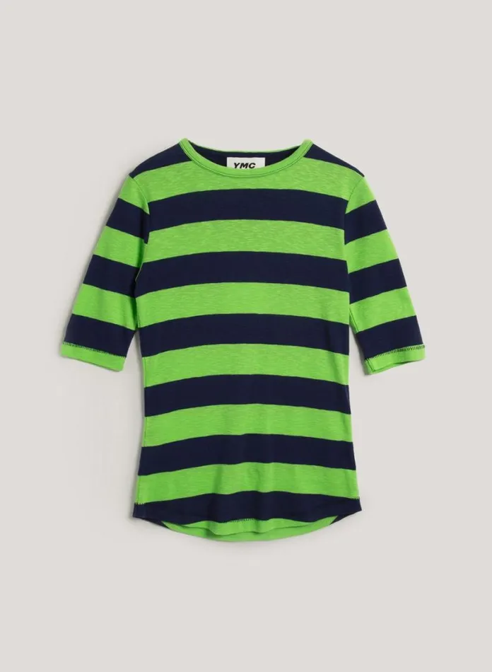 YMC Charlotte Top Green Multi Womens TShirts