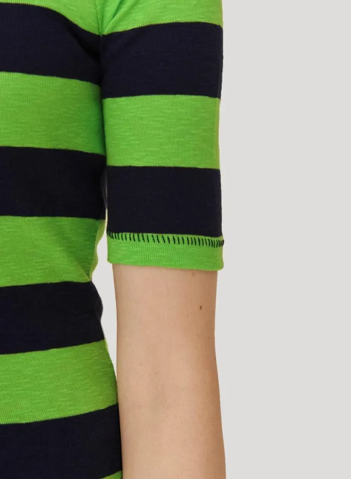 YMC Charlotte Top Green Multi Womens TShirts